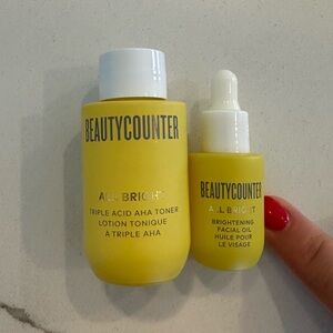 Beautycounter All Bright Toner AND Facial Oil